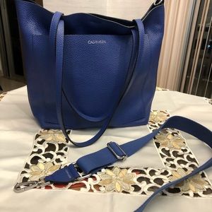 Calvin Klein leather tote